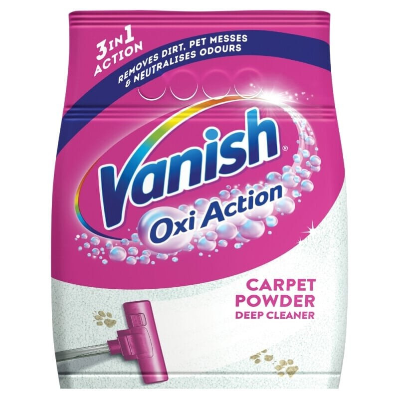 Vanish Oxi Action prášek na čištění koberců 650g