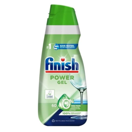 Finish 0% gel do myčky nádobí 900ml
