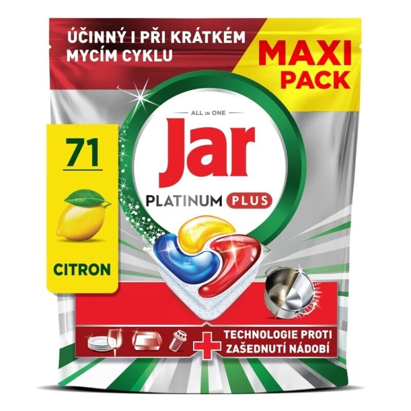 Jar Kapsle na nádobí Platinum Plus 71ks