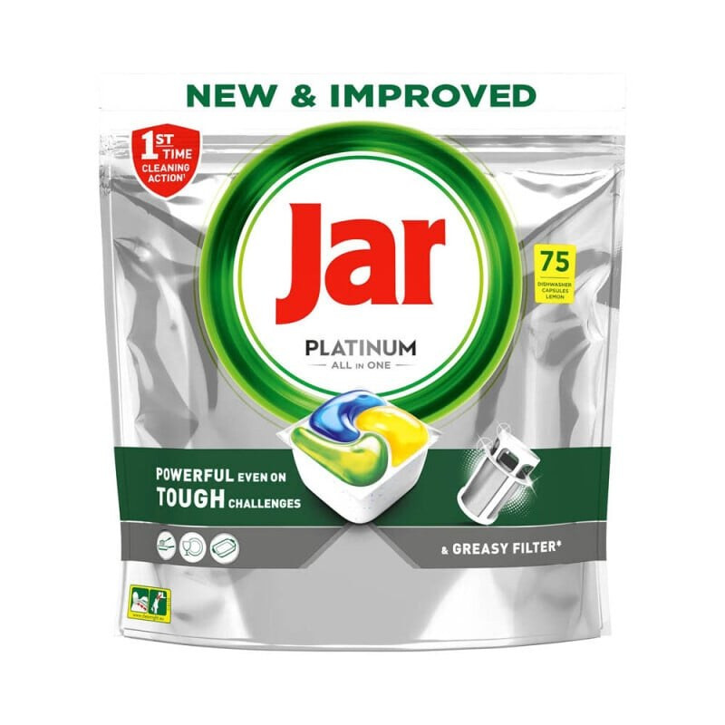 Jar kapsle na nádobí Platinum 75ks Yellow