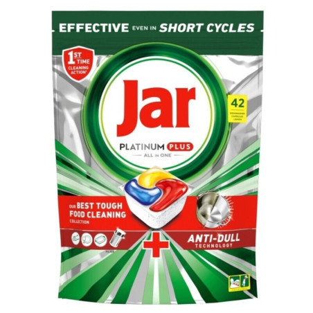 Jar Kapsle na nádobí Platinum 42ks Plus Yellow