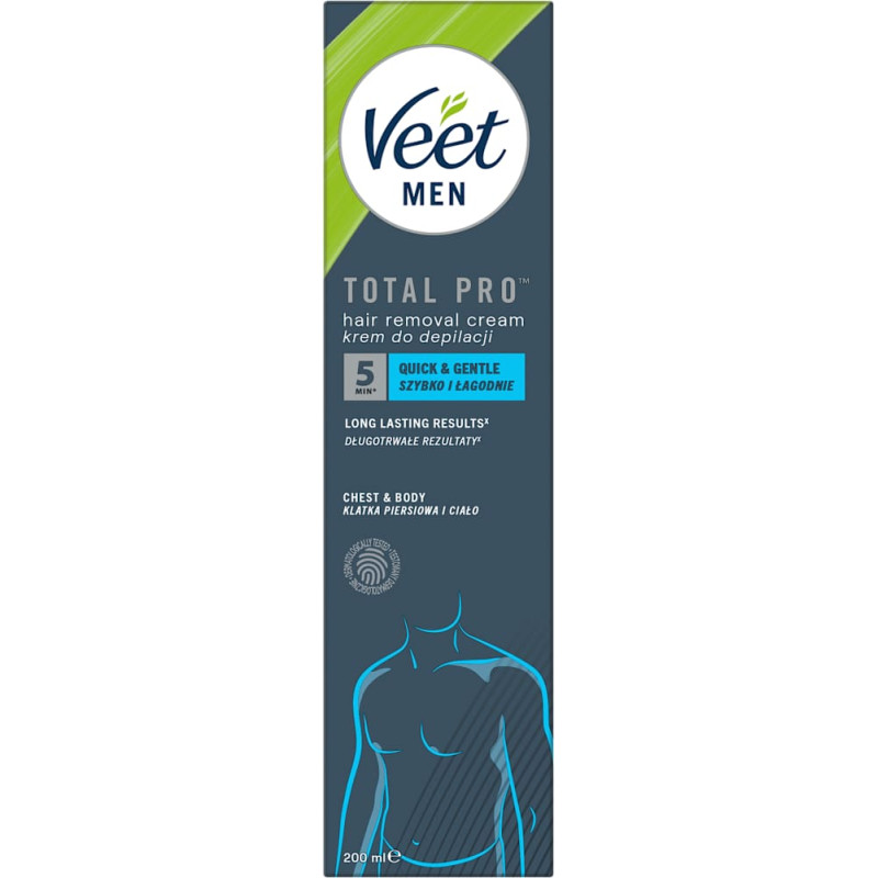 VEET MEN Total Pro Krém na depilaci 200 ml