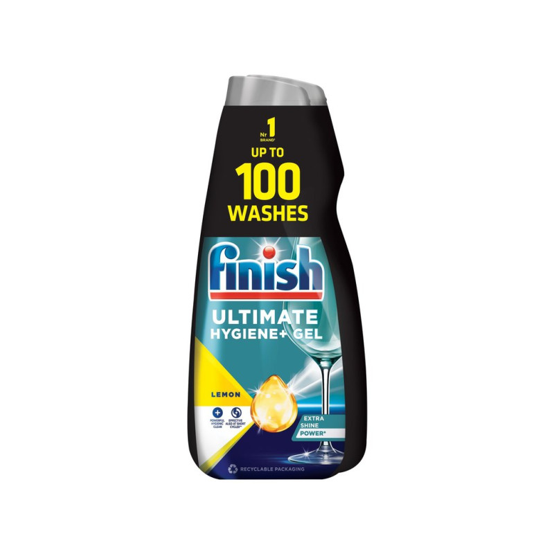 Finish Ultimate Hygiene+ gel – Lemon 2x1l