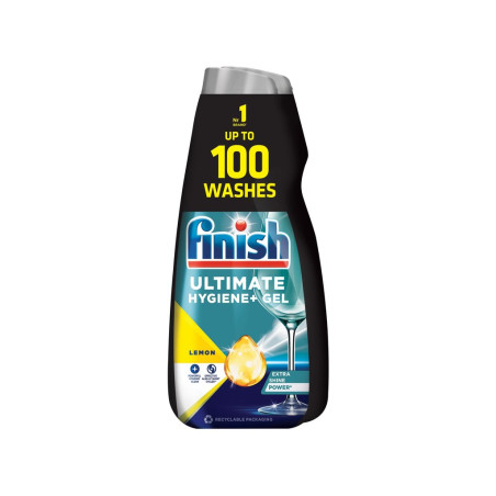 Finish Ultimate Hygiene+ gel – Lemon 2x1l