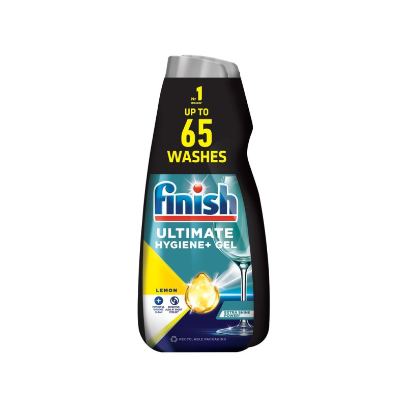 Finish Ultimate Hygiene+ gel – Lemon 2x650ml