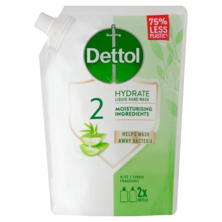 DETTOL Tekuté mýdlo Náhradní náplň Aloe a Bambus 500 ml