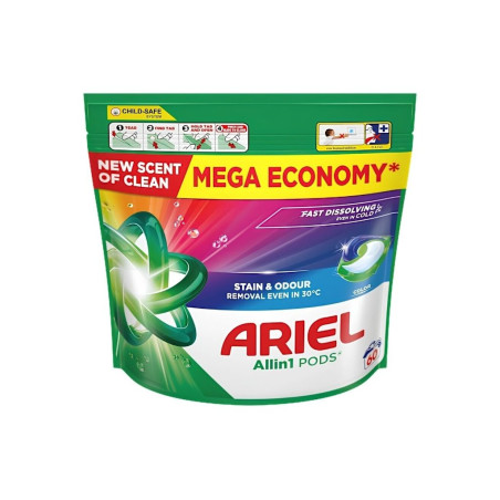 Ariel Gelové kapsle 60ks Color Allin1