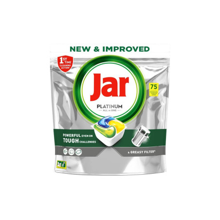 Jar kapsle na nádobí Platinum 75ks Yellow