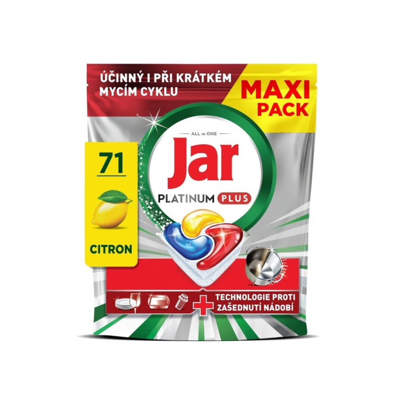 Jar Kapsle na nádobí Platinum Plus 71ks