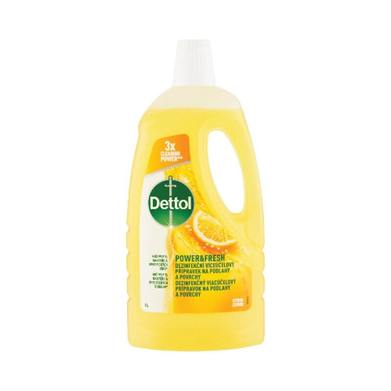 DETTOL Power&Fresh Dezinfekční víceúčelový přípravek na podlahy a povrchy Citron 1l