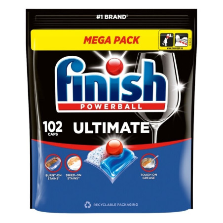 Finish Ultimate kapsle do myčky nádobí - Fresh 102 ks