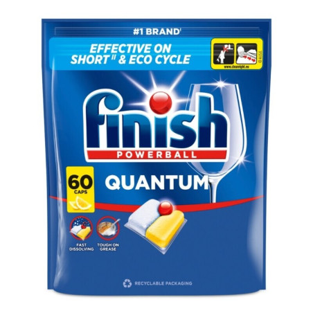 Finish Quantum kapsle do myčky nádobí - Lemon 60 ks