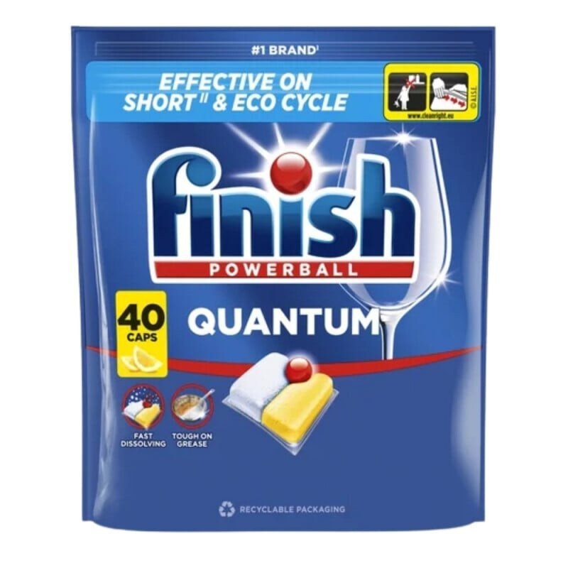 Finish Quantum kapsle do myčky nádobí - Lemon 40 ks