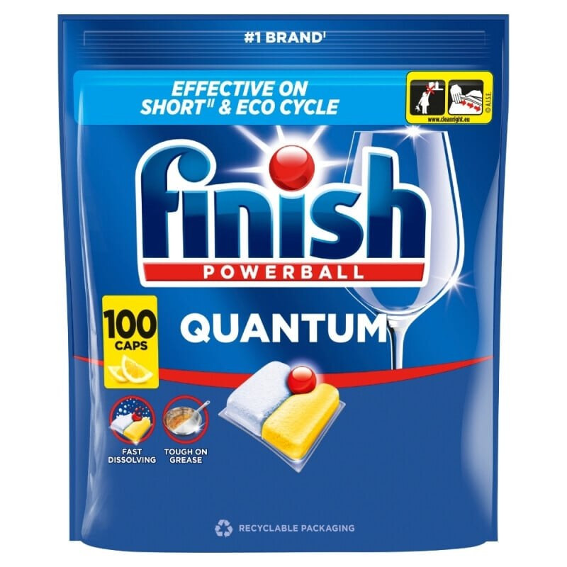 Finish Quantum kapsle do myčky nádobí - Lemon 100 ks